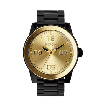 Nixon Corporal Black/Gold Watch - A346-010-00