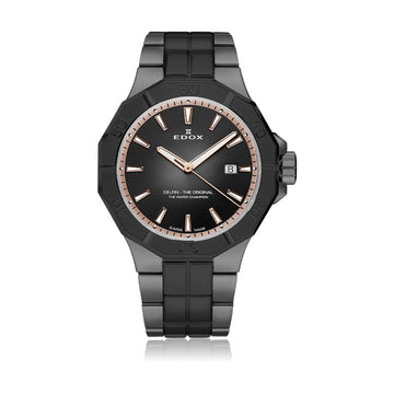 EDOX DELFIN GREY DI BLK TT SS BLT 43MM 5302137GNMNDR  #1