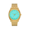 Nixon Time Teller Turquoise & Gold Watch - A045-5345-00
