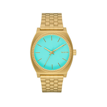 Nixon Time Teller Turquoise & Gold Watch - A045-5345-00