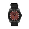 Nixon Clutch 42 Matte Gunmetal & Hot Sauce Watch -  A1447-5351-00