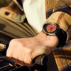 Nixon Clutch 42 Matte Gunmetal & Hot Sauce Watch -  A1447-5351-00