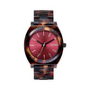 Nixon Time Teller Acetate Tortoise/Oxblood Watch - A327-5344-00