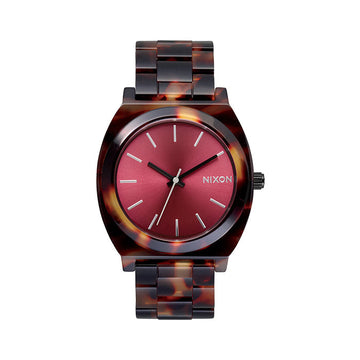 Nixon Time Teller Acetate Tortoise/Oxblood Watch - A327-5344-00