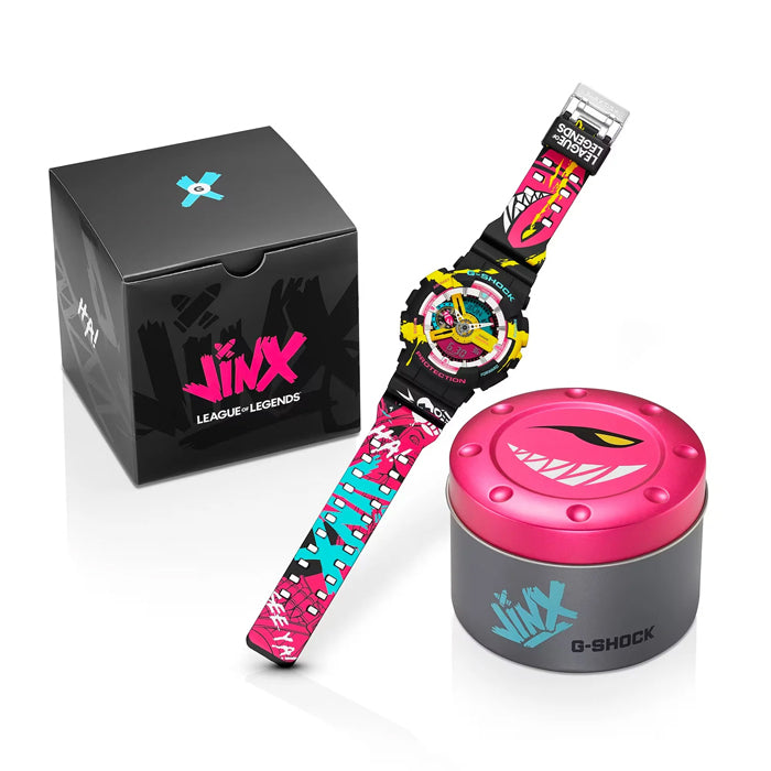 G-Shock Duo Chrono League of Legends 'Jinx' Watch - GA110LL-1A – Watch Drop